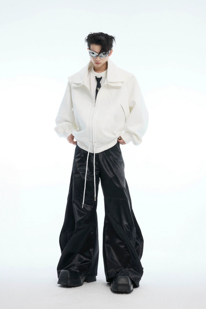 Convertible Cape-Style Zip Hoodie