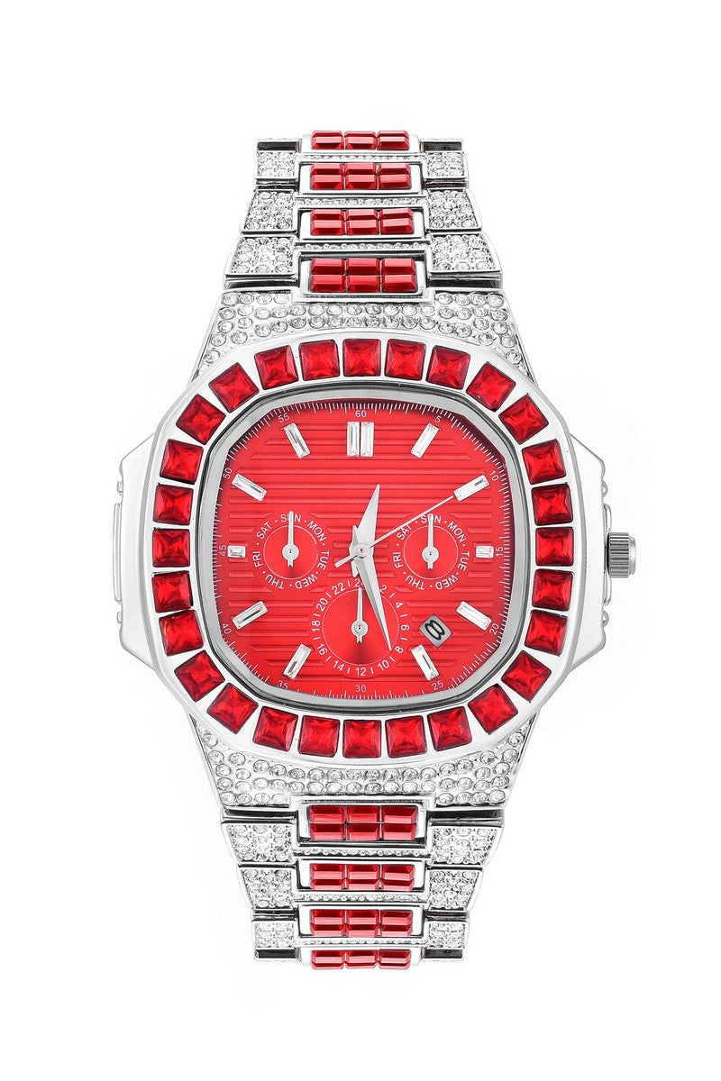 Iced Nautilus Quartz Watch