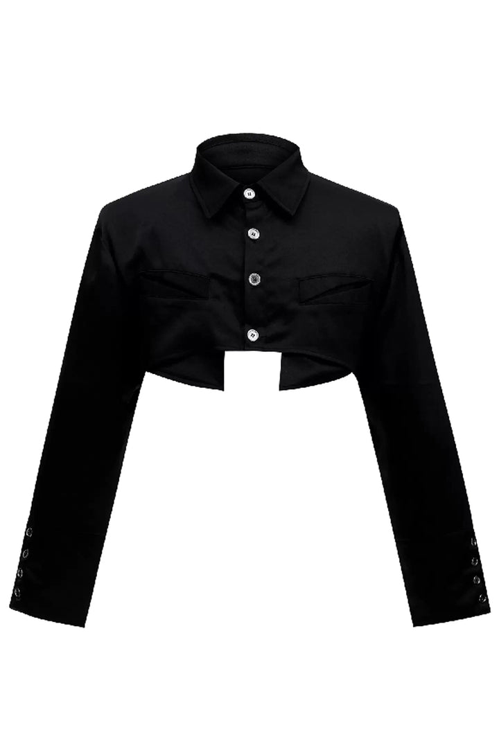 Deconstructed Tie Strap Shirt