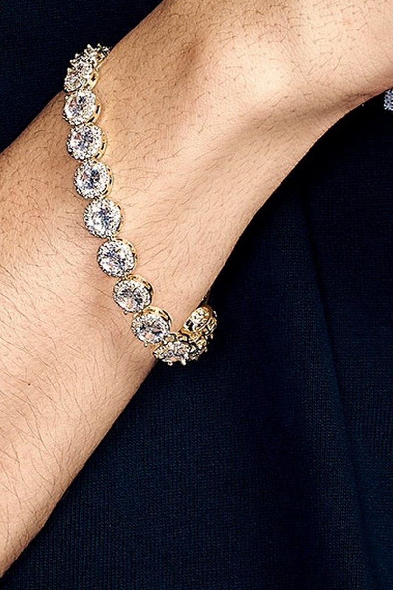 Color Diamond Tennis Bracelet