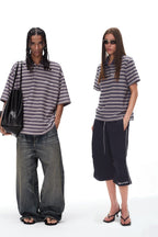 Striped Embroidered Polo Shirt