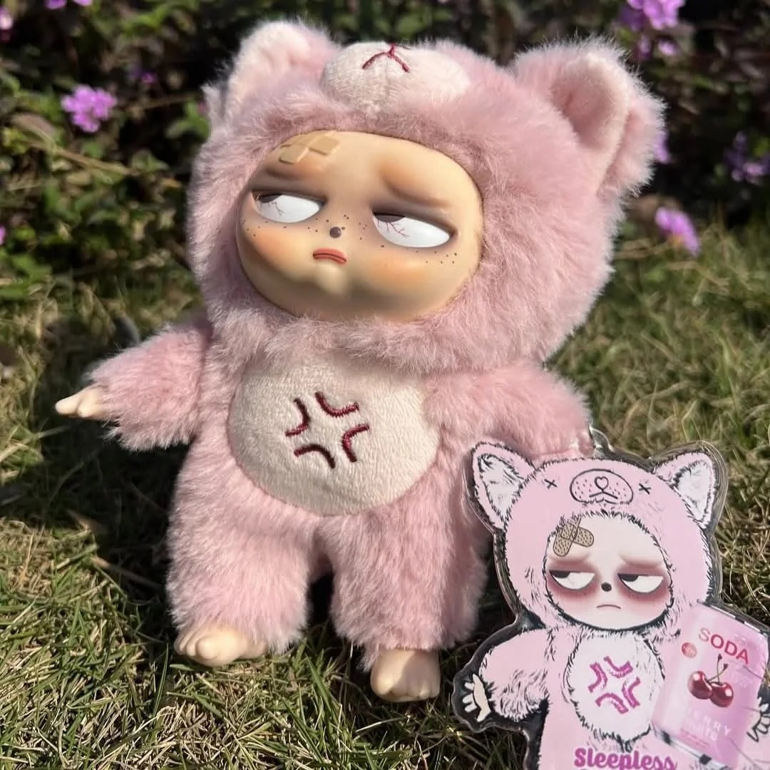 Sleepless Grumpipi™ Blind Box — Plush + Mini Keychain (Sleepless Series)