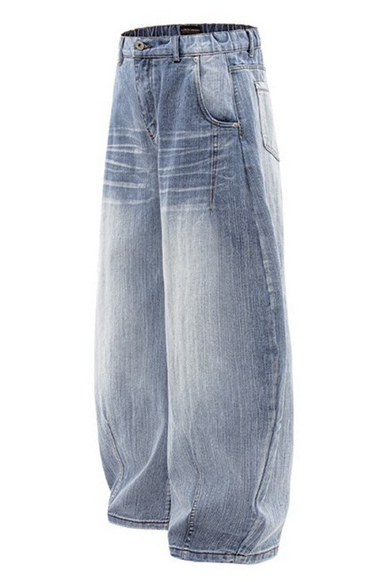 Blade Cut Cleanfit Baggy Jeans