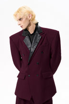 Structured Wool Blend Blazer
