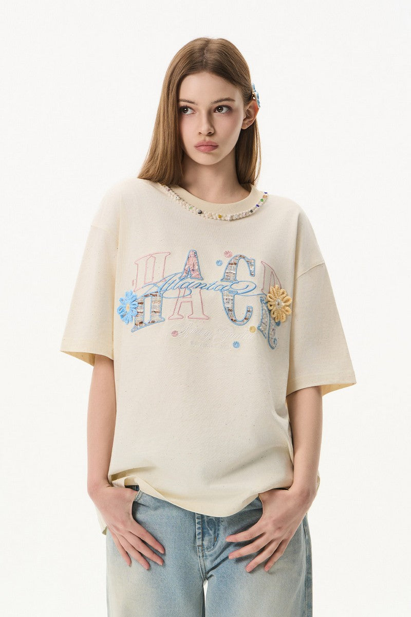 Shell Ribbon Patch Tee