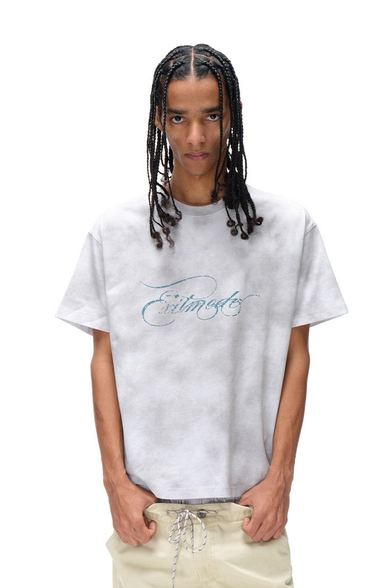 Distressed Painted Cotton Tee