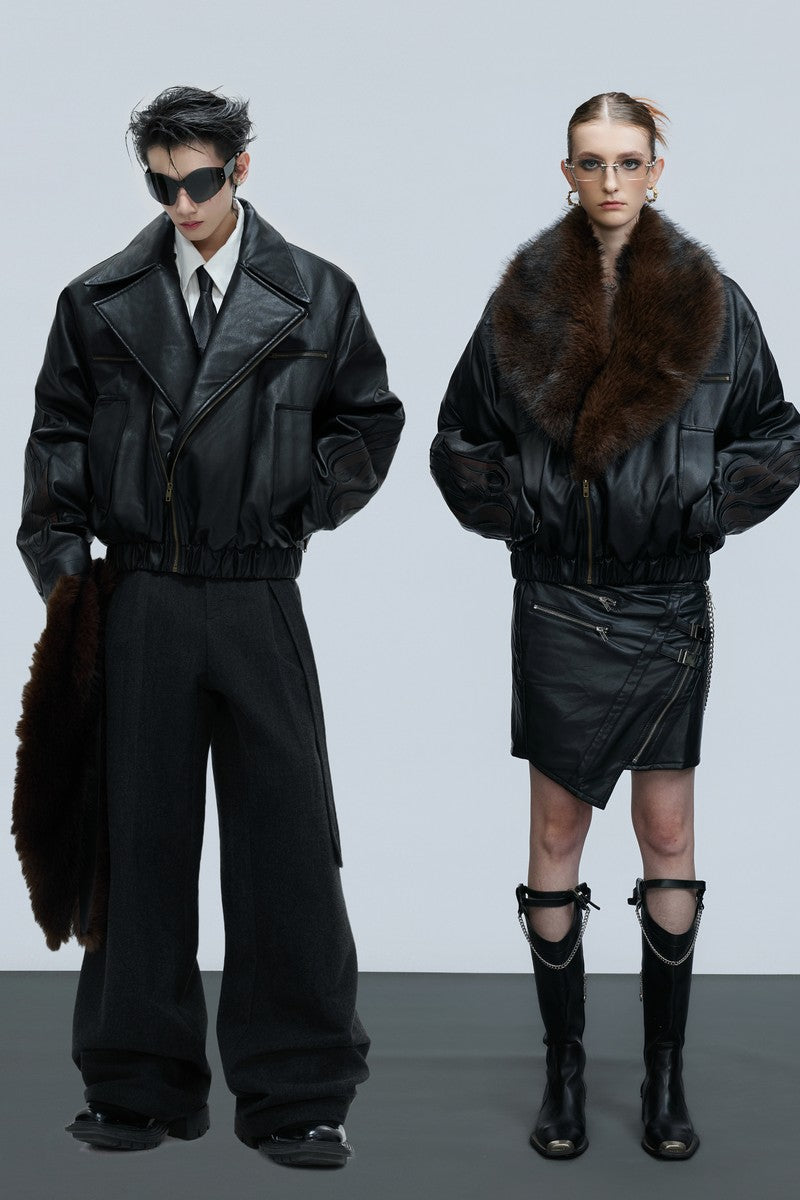 Detachable Fur Heavy Puffer Jacket