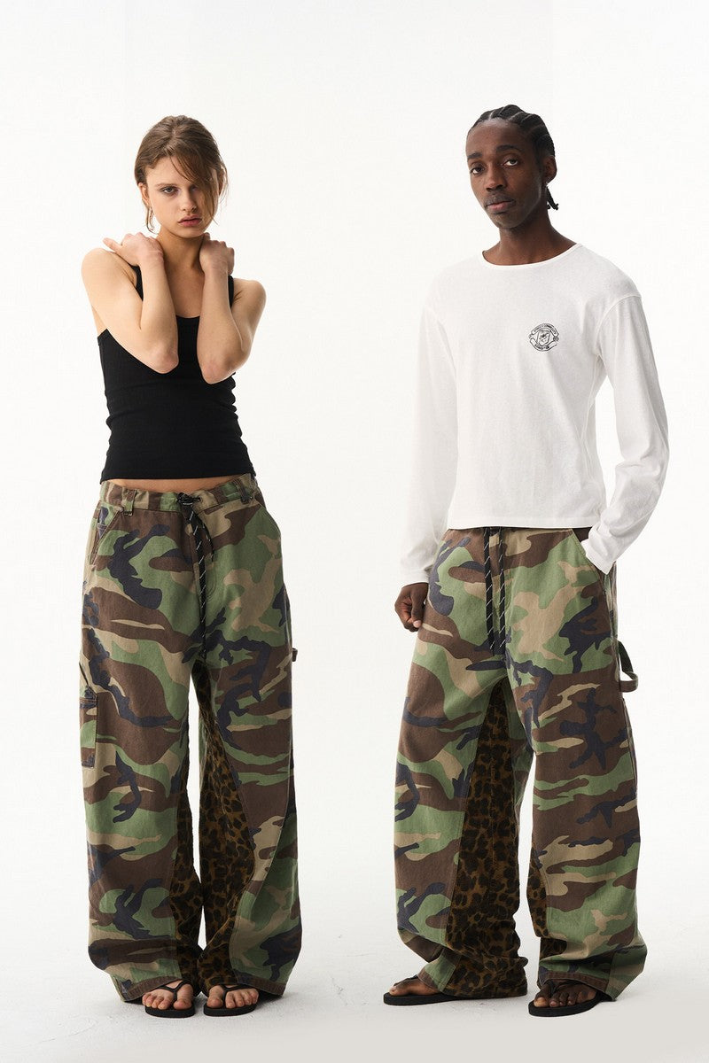 Camo Leopard Workwear Pants