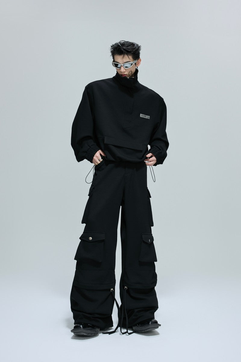 Minimalist Zip Utility Sweatpants