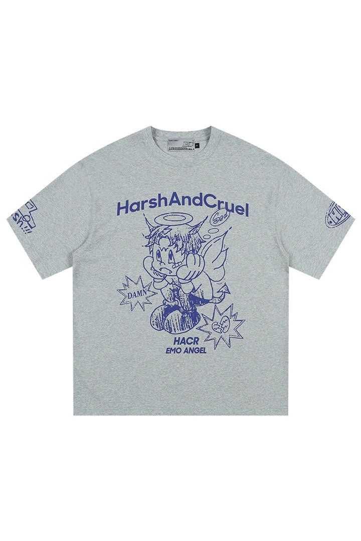 Angel Graffiti Print Tee