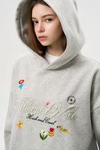 Pearl Script Graphic Hoodie