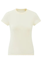 Lyocell Blend Fitted Short Sleeve Tee