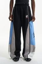 Colorblock Embroidered Track Pants