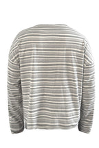 Striped Rolled Cuff Long Sleeve