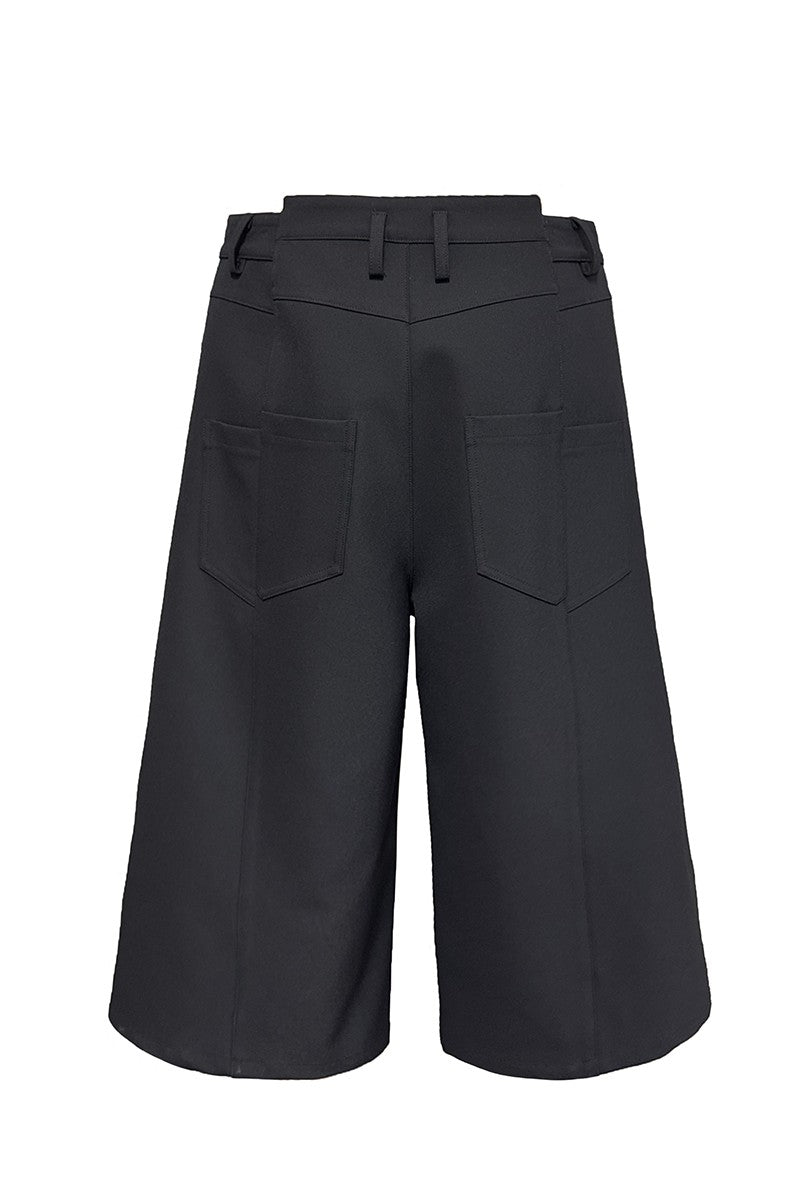 Pleated Capri Dress Pants