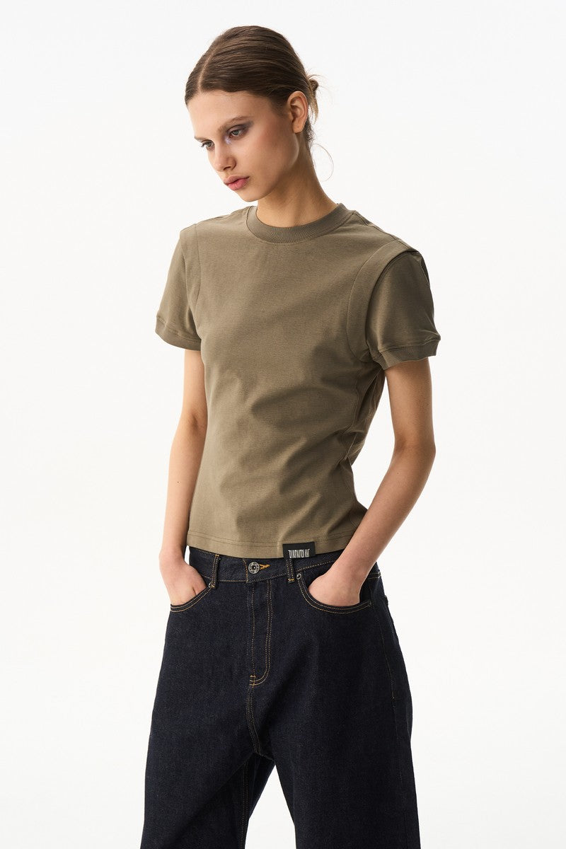 Regular Shoulder Slim Tee