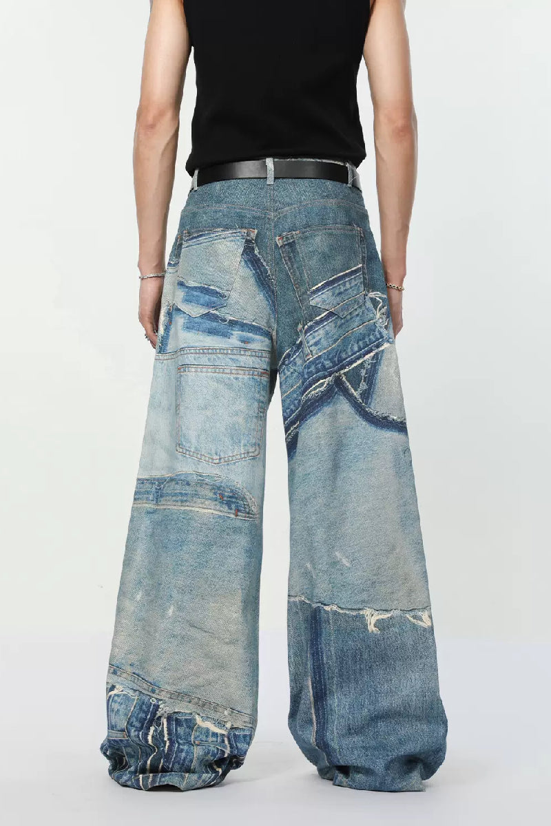 Patchwork Vintage Jeans