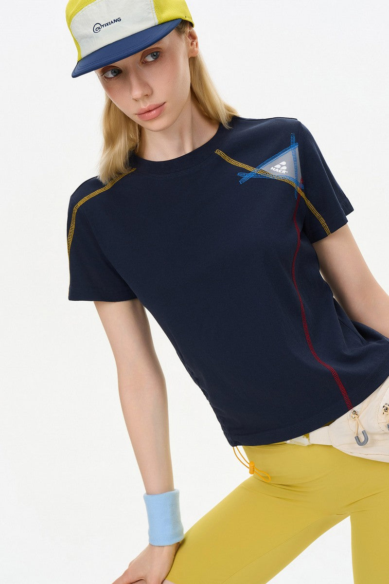 Cool Slub Colorblock Tee