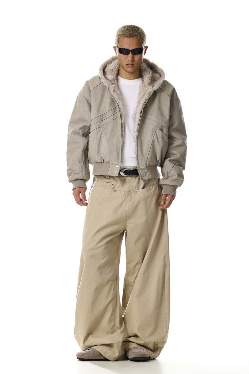 Vintage Curved Cargo Pants