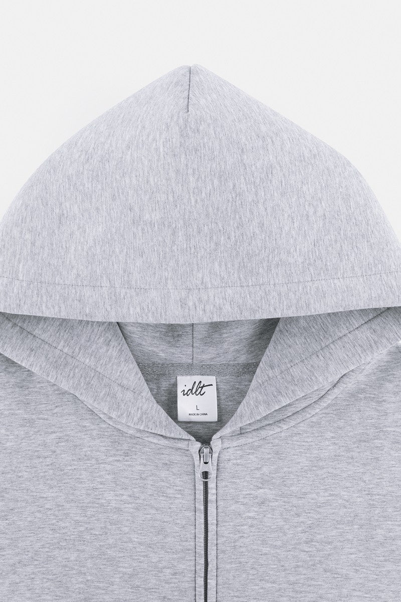 Boxy Zip Air Layer Hoodie