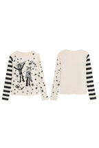 Y2K Star Stripe Long Sleeve Tee