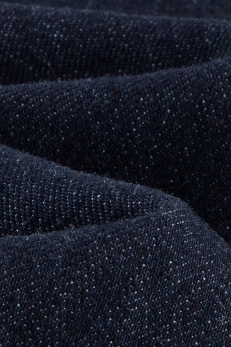 Washed Straight Leg Raw Jeans