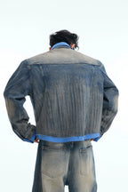 Layered Denim Jacket