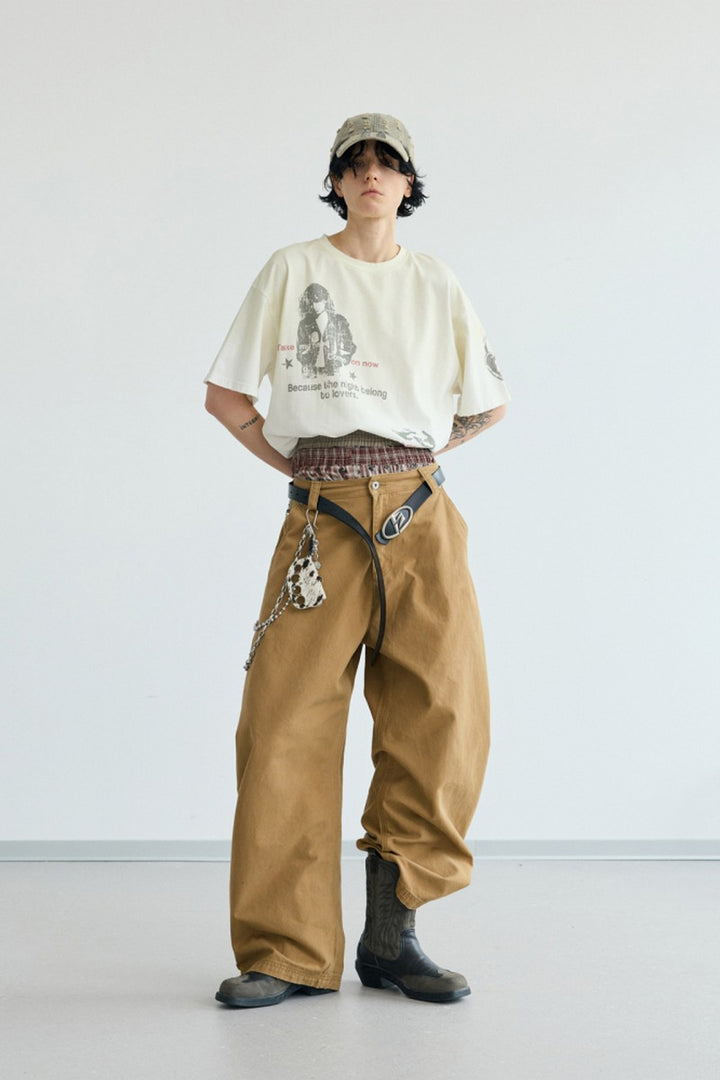 Basic Baggy Wide Jeans