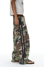 Camo Double Waist Pants