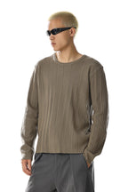 Textured Knit Base Tee