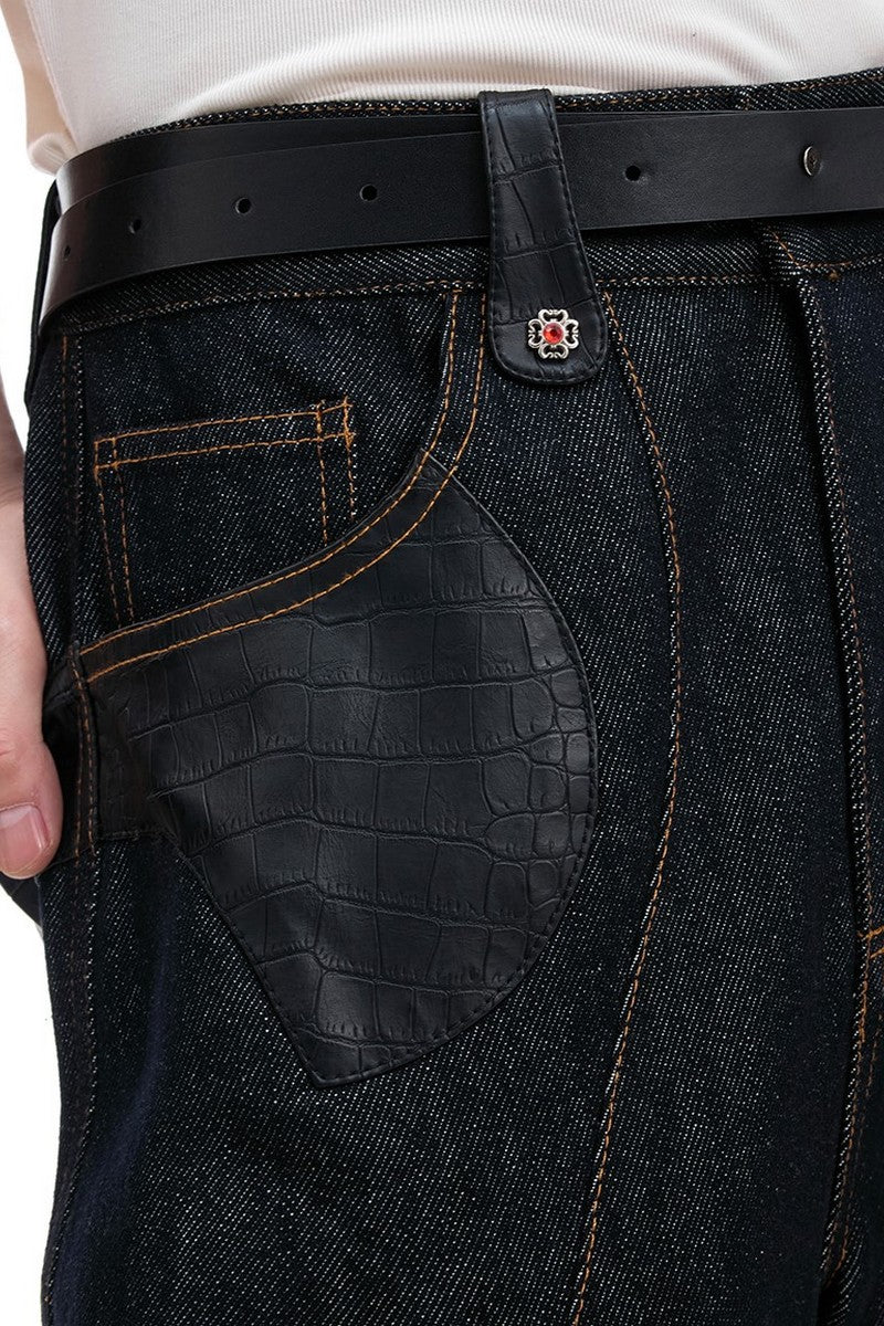 Croc Patch Jeans