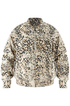 Distressed Leopard Coach Jacket
