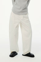 Vintage Cotton Banana Wide-Leg Pants