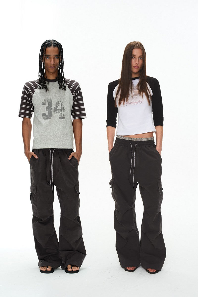 Plaid Multi Pocket Cargo Pants