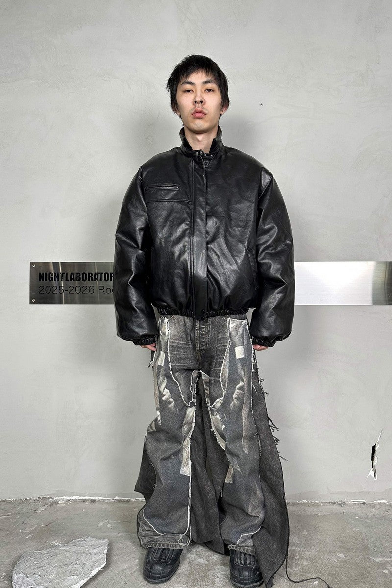 Vintage Oil Puff Jacket