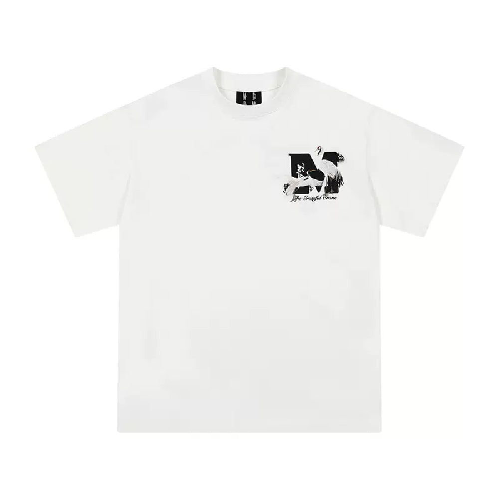 Crane Series Embroidered Tee