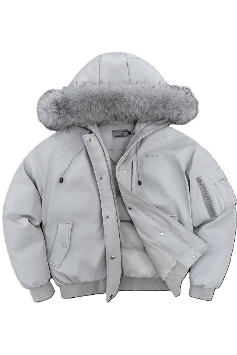 Detachable Fur Parka Jacket