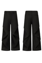 Wrinkled Loose Dress Pants