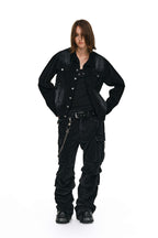Distressed Corduroy Work Jacket