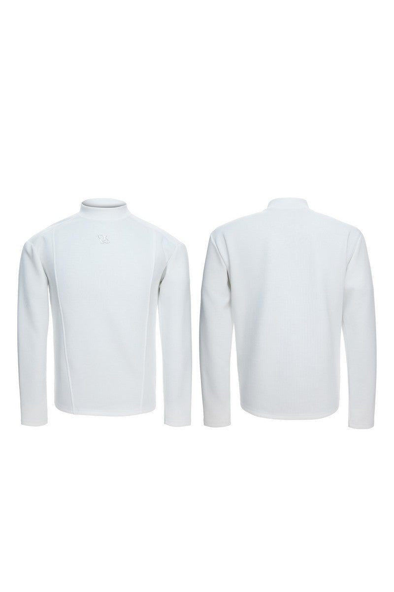 Soft Stretch Mock Neck Top