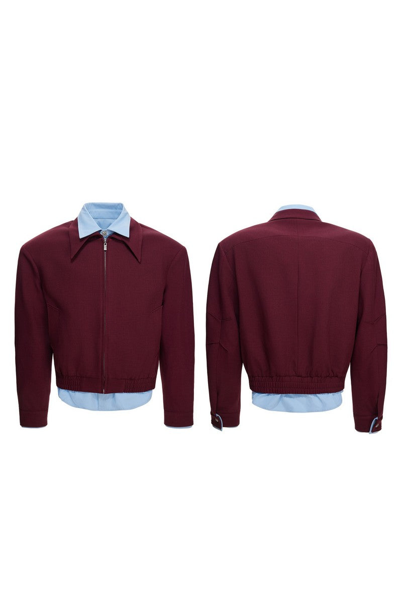 Tencel Layered Shirt Jacket