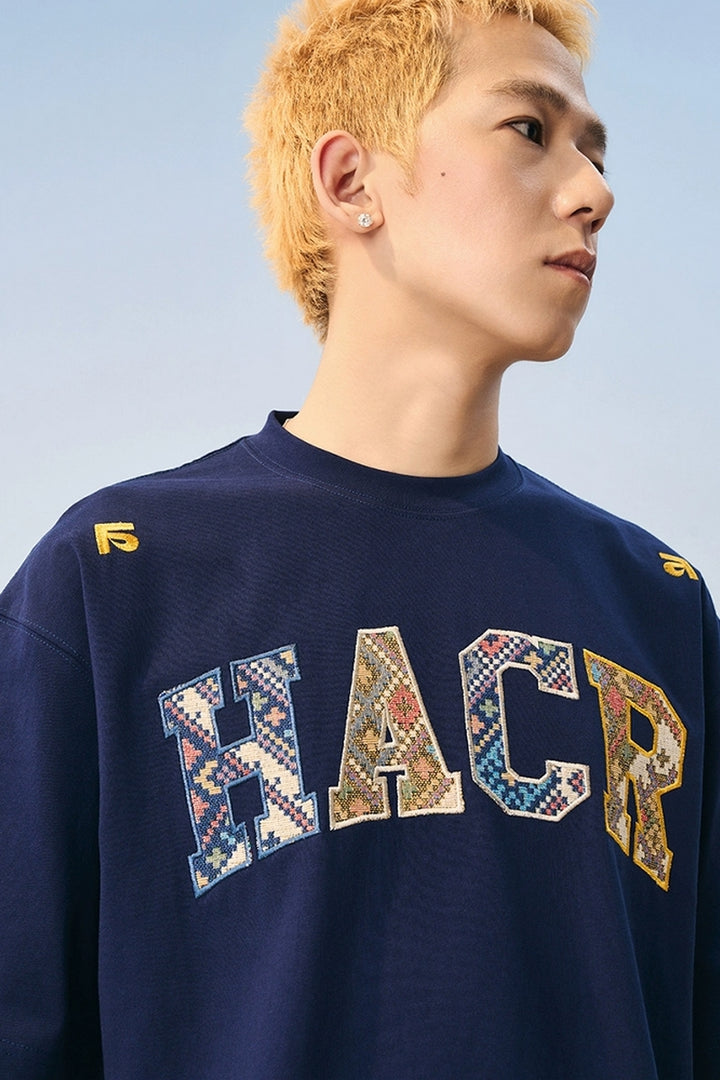 Ethnic Patch Embroidery T-Shirt