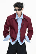 Tencel Layered Shirt Jacket