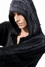 Fitted Gradient Cable Knit Cardigan