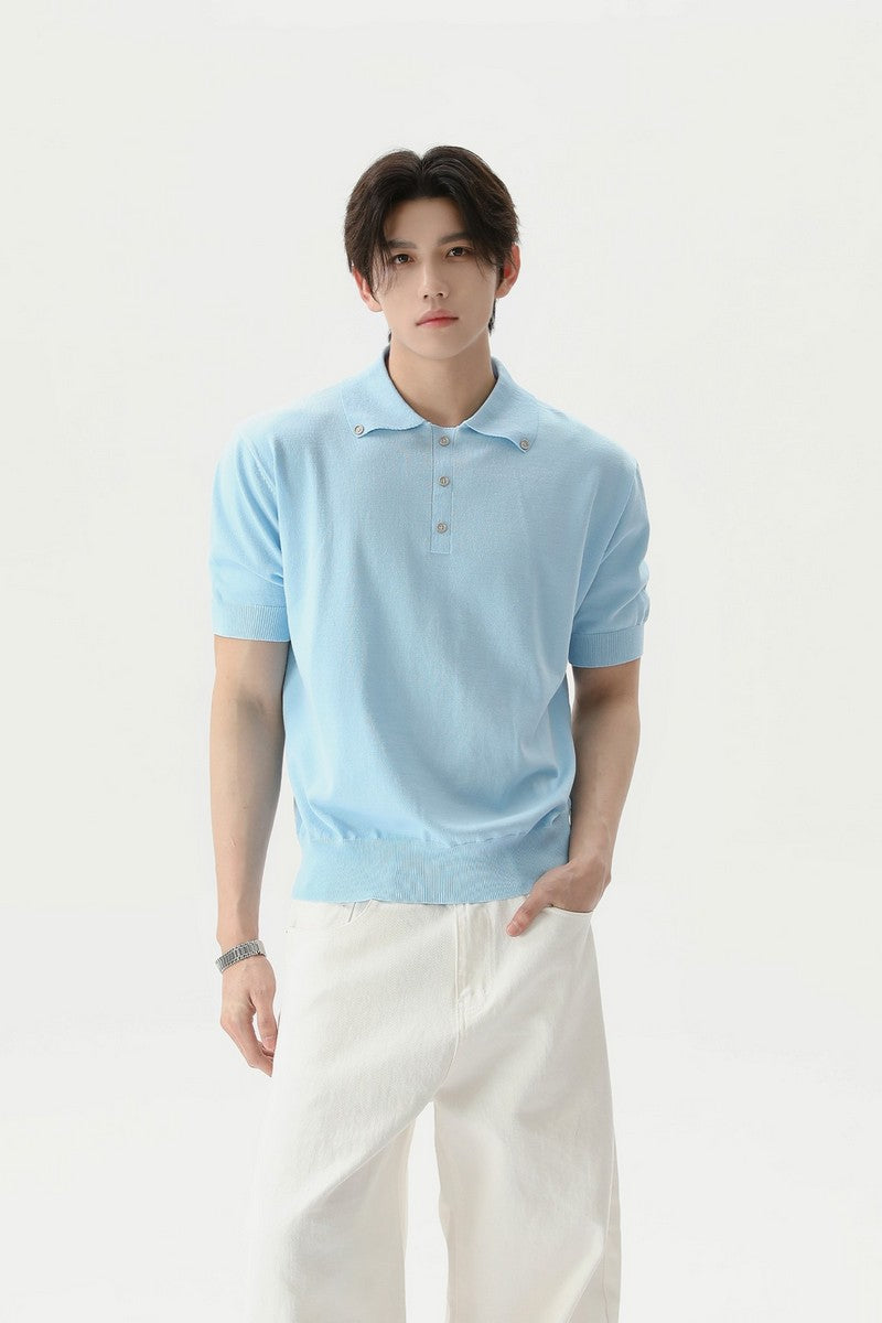 Vintage Polo Button Up Tee