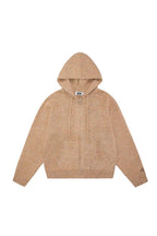 Knit Zip Up Hoodie
