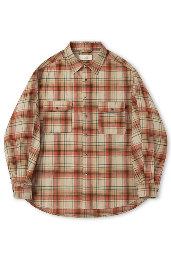 Brushed Plaid Pocket Shirt