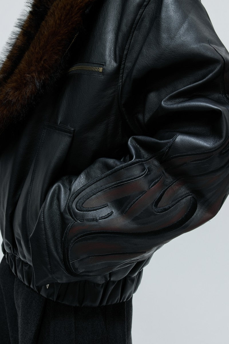 Detachable Fur Heavy Puffer Jacket