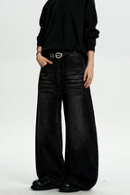 Black Whiskered Blade Jeans