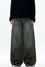 Paint Splatter Logger Cargo Pants